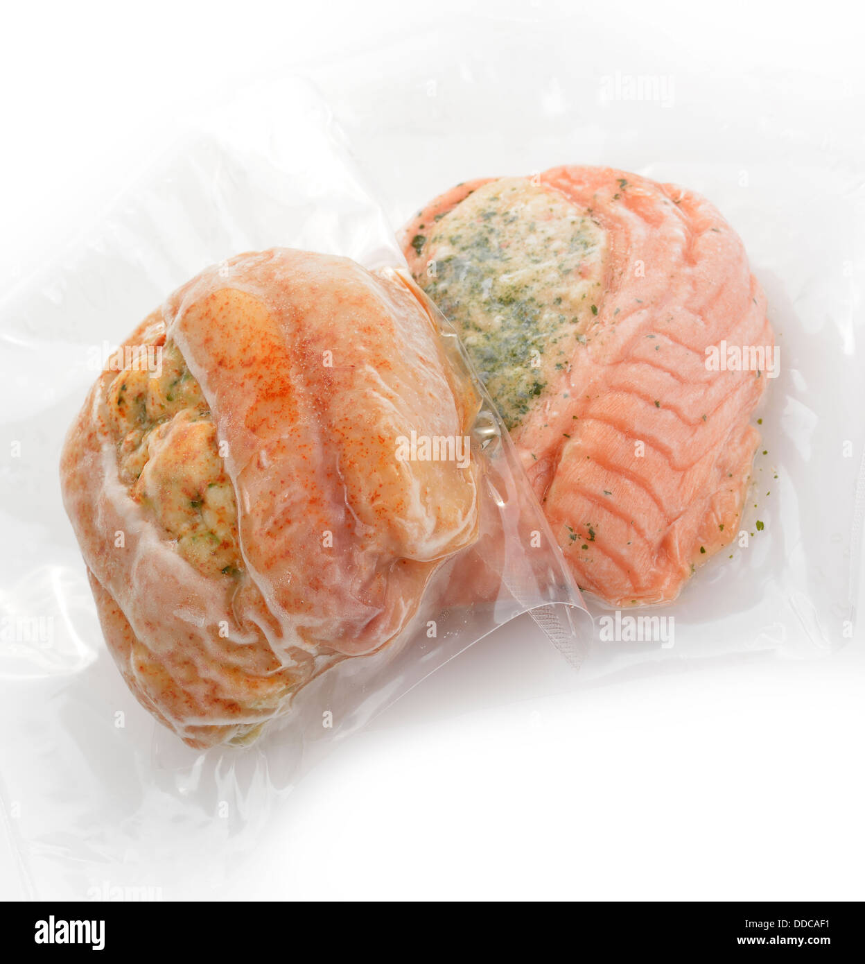 Frozen Fish Fillets Stock Photo Alamy