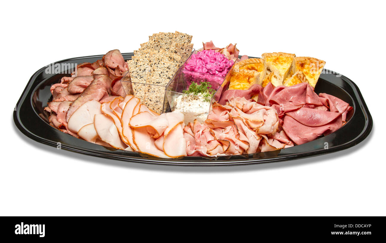 Tray full of food Stock Photo - Alamy