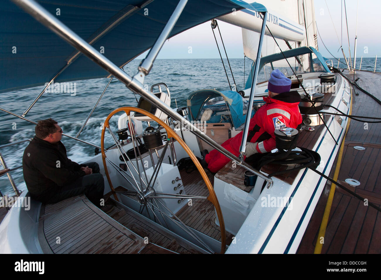 Sailing across the Gulf of Maine from Nova Scotia to Mount Desert