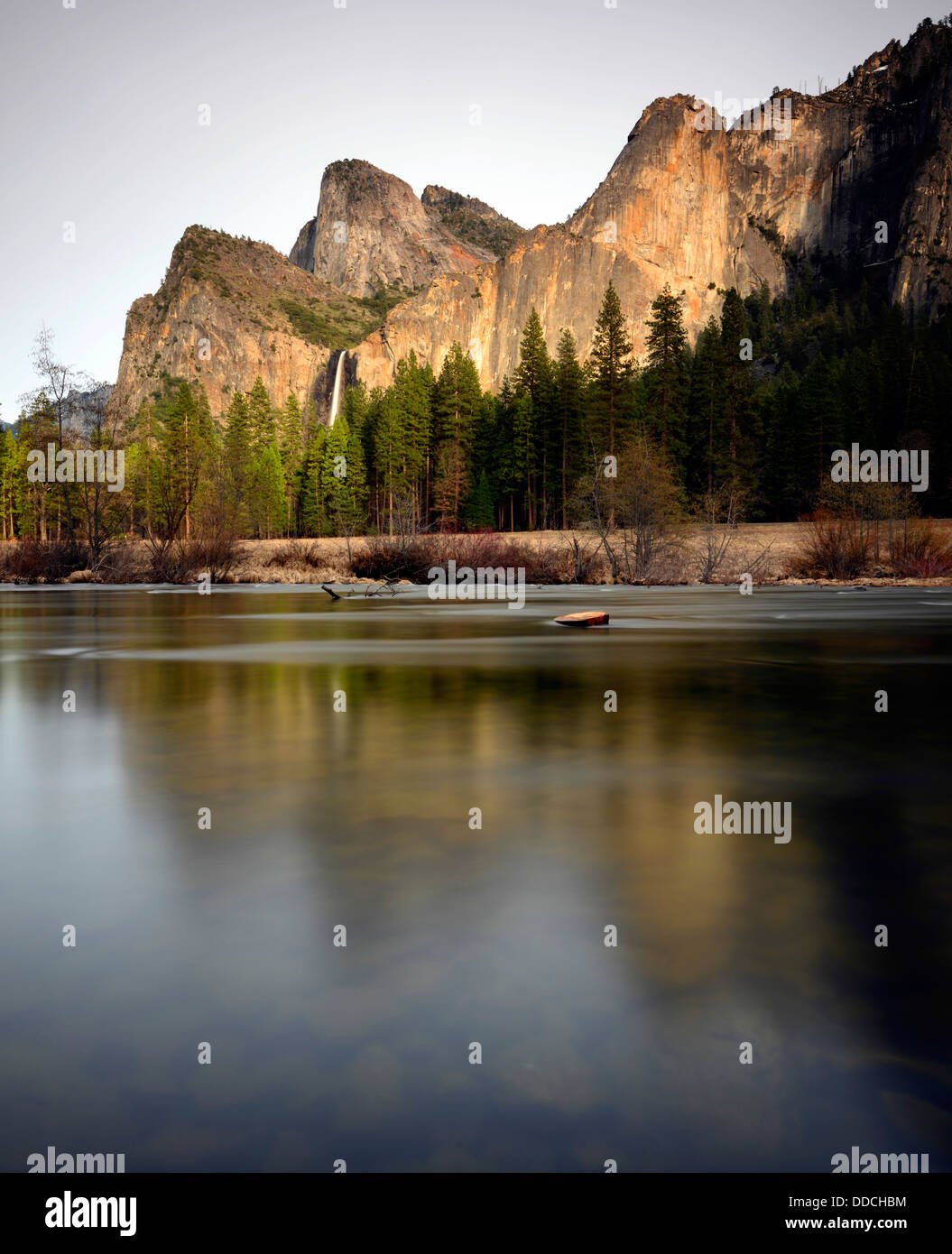 Sunset soft light Gates of the Valley Yosemite National Park California ...