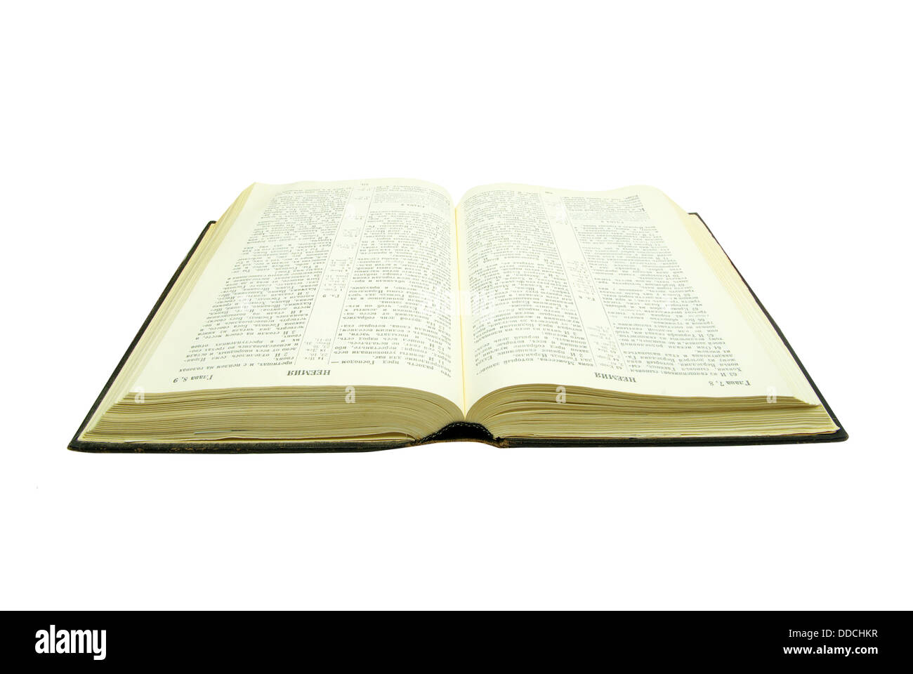 opened bible Stock Photo