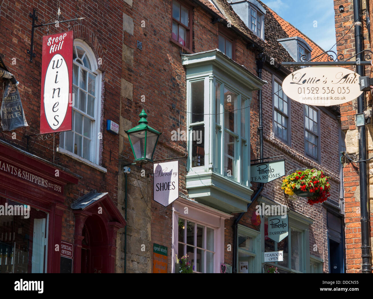 Lincoln shops hires stock photography and images Alamy