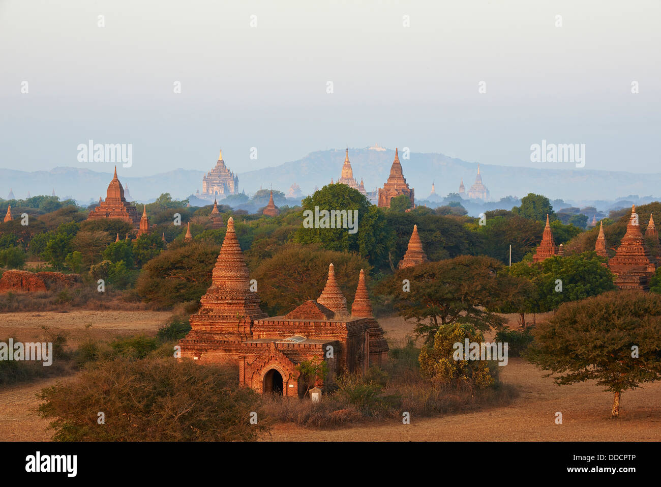 Myanmar (Burma), Mandalay Province, Pagan or Bagan, Unesco world heritage Stock Photo