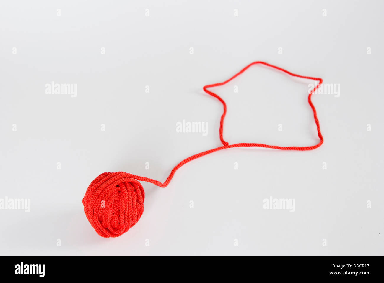 House from a thread Stock Photo - Alamy