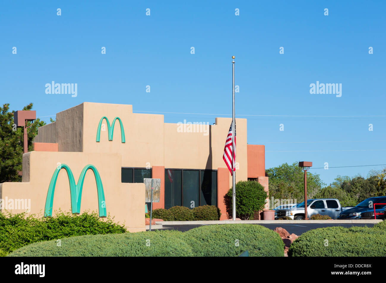McDonalds teal arches, Sedona, Arizona Stock Photo 59903338 Alamy