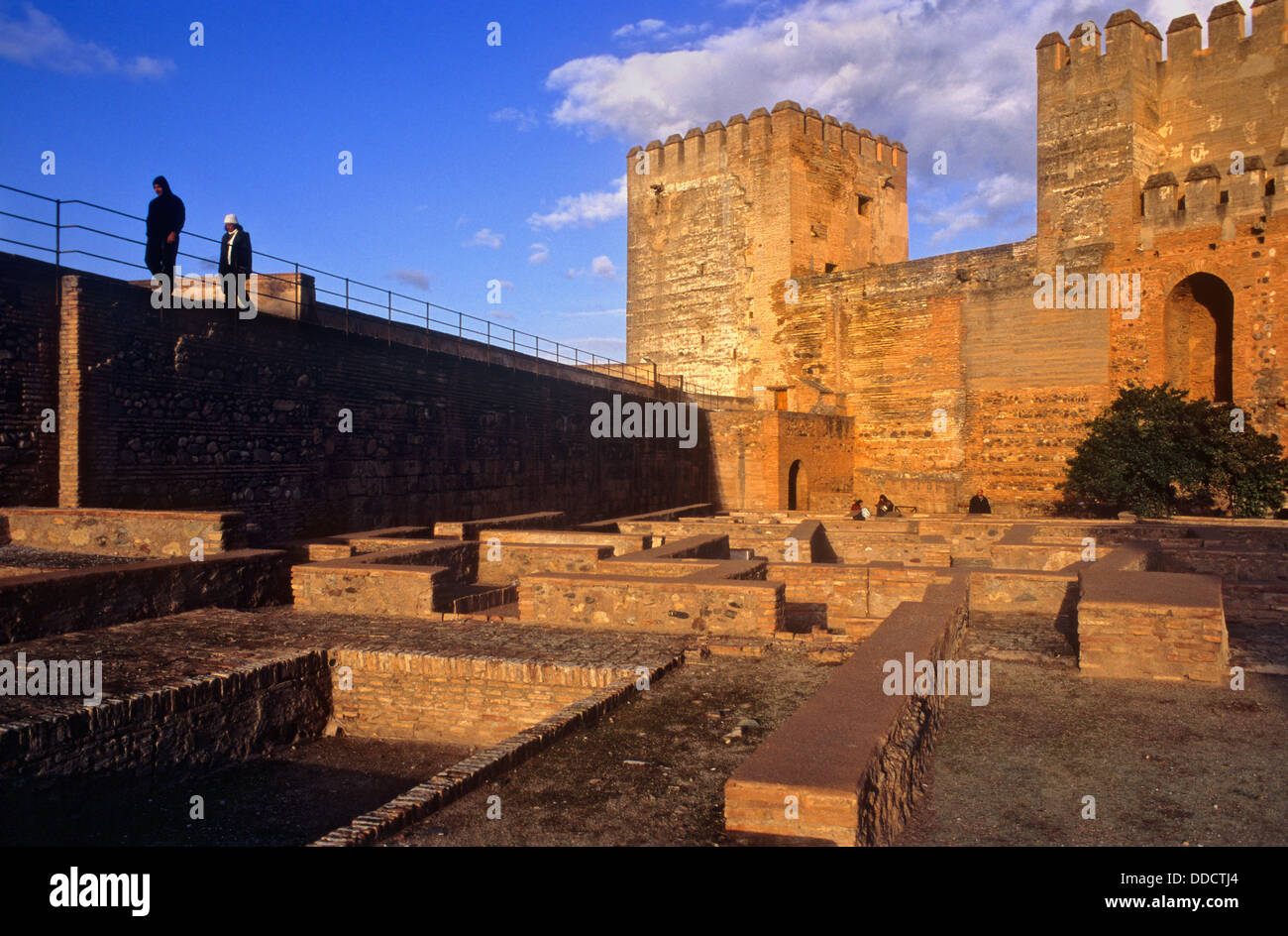 Alcazaba, Alhambra, Granada. Andalusia, Spain Stock Photo