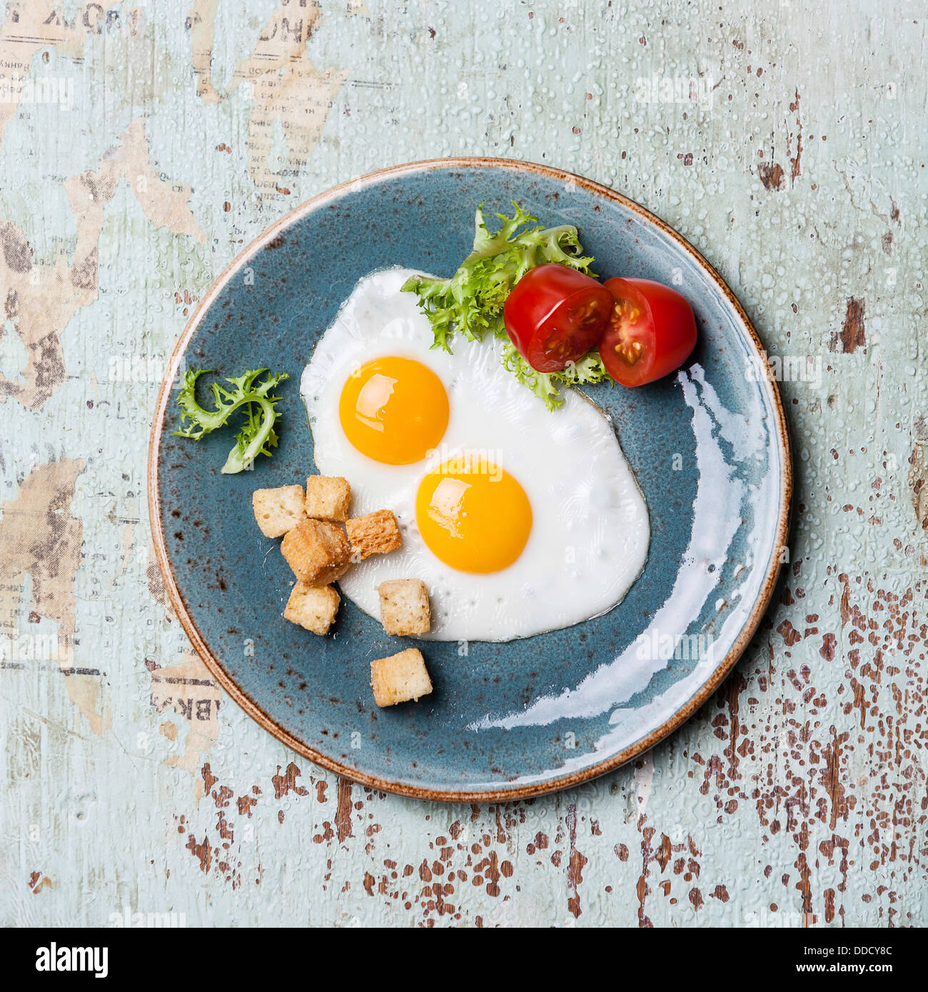 Traditional breakfast eggs Stock Photo Alamy