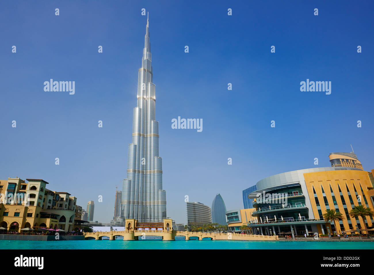 Emirats Arabes Unis, Dubai, la tour Burj Khalifa haute de 828m // United Arab Emirates, Dubai, Burj Khalifa tower, 828m high Stock Photo