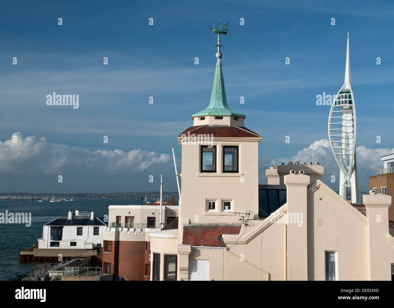 Tower House, Old Portsmouth Stock Photo