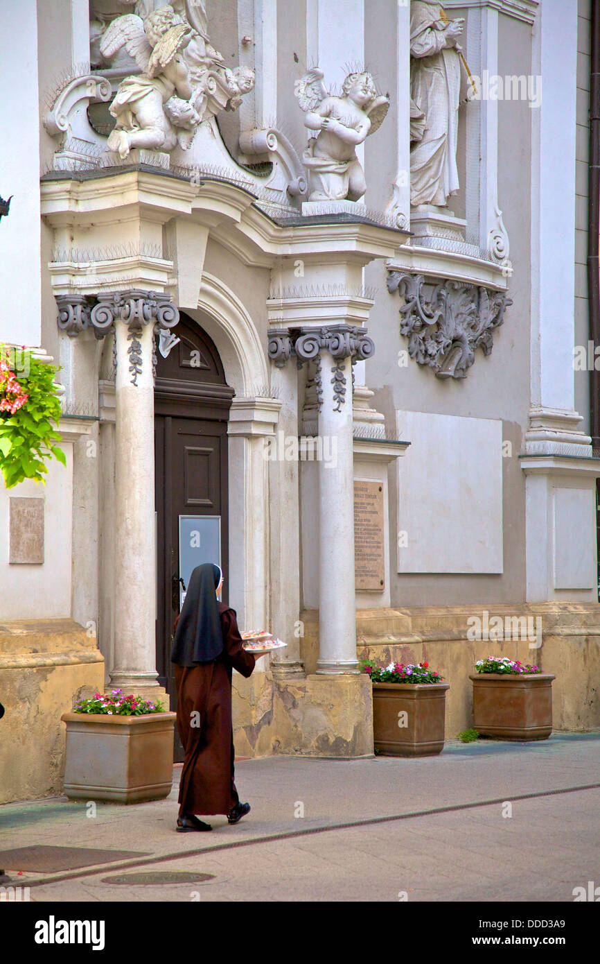 St Michael's City Church, Budapest, Hungary, East Central Europe Stock Photo