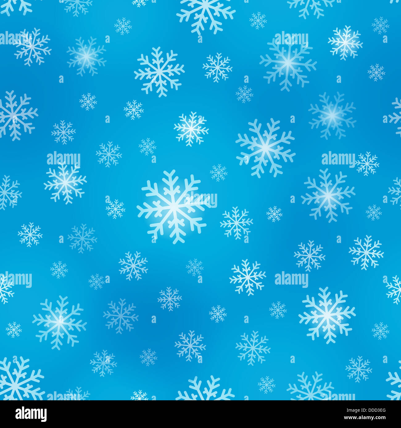 Snowflake Seem Less Background Seamless background snowflakes 1 - picture illustration Stock Photo - Alamy
