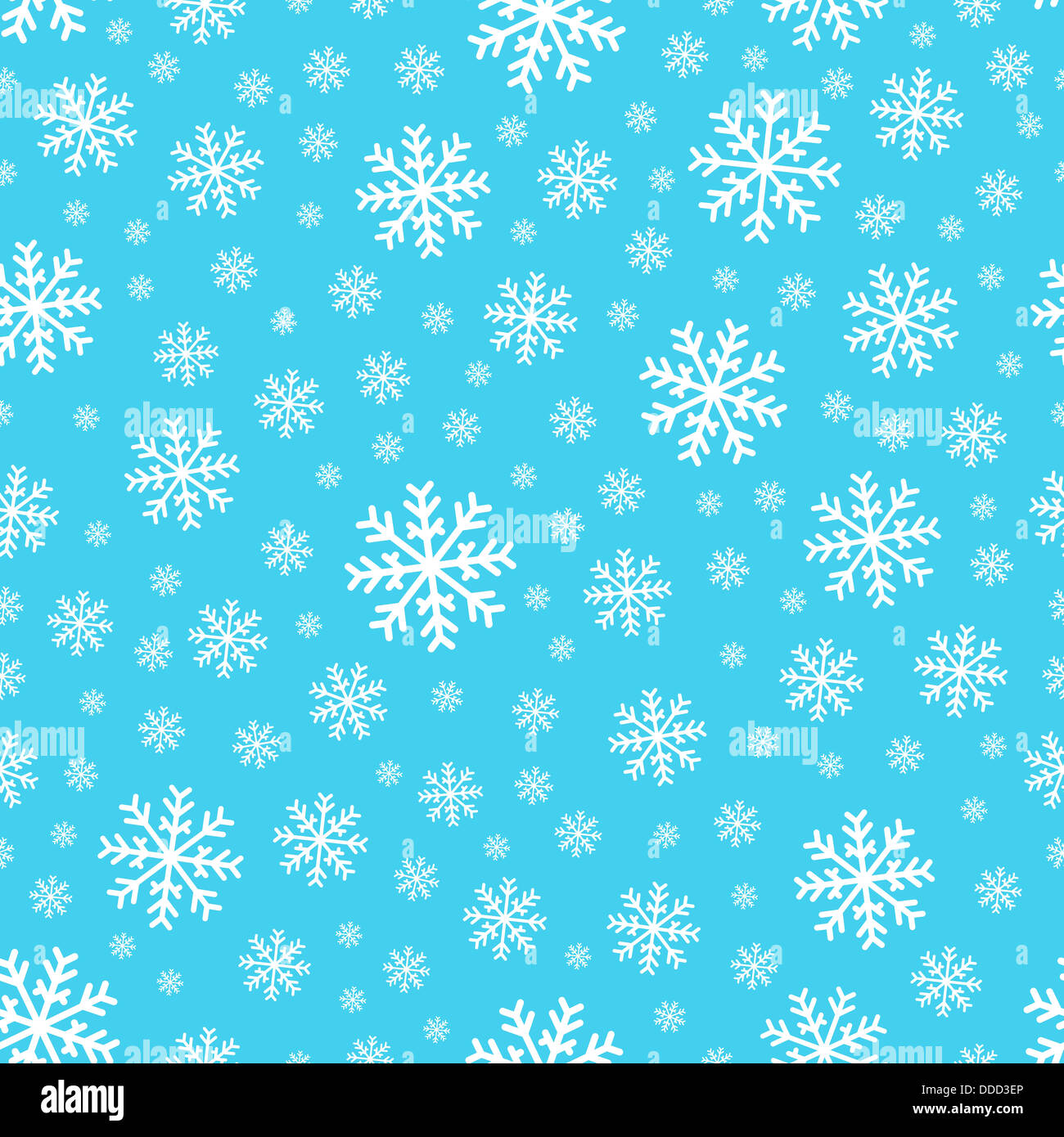 Snowflake Seem Less Background Seamless background snowflakes 2 - picture illustration Stock Photo - Alamy