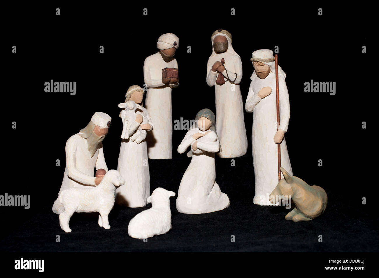 Stable scene from the Christmas Story Stock Photo