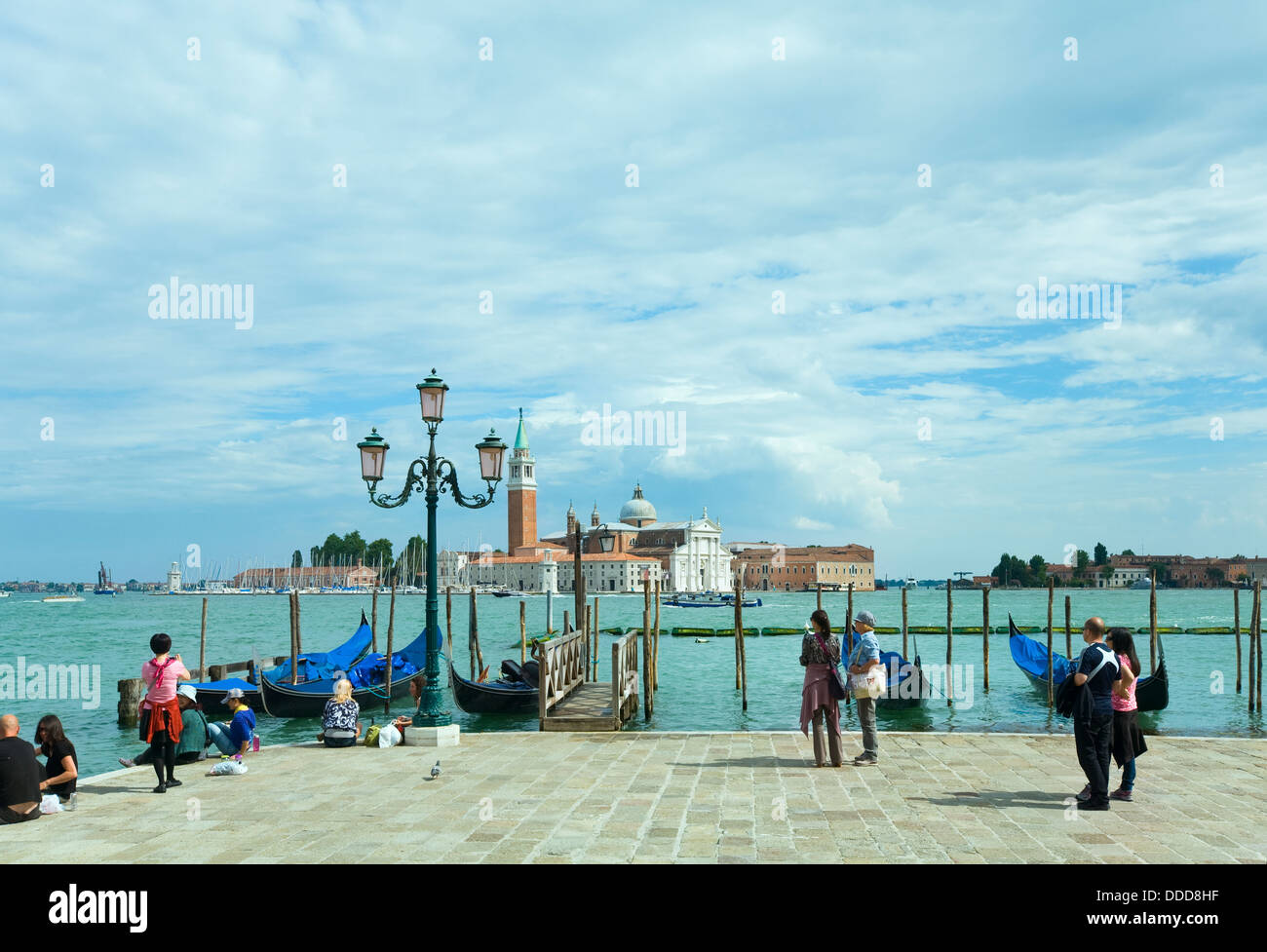 Nice summer venetian seaview (Venice, Italy Stock Photo - Alamy