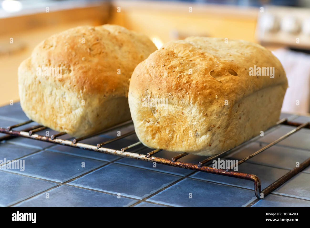 Loaves bread baguette cooling rack hires stock photography and images