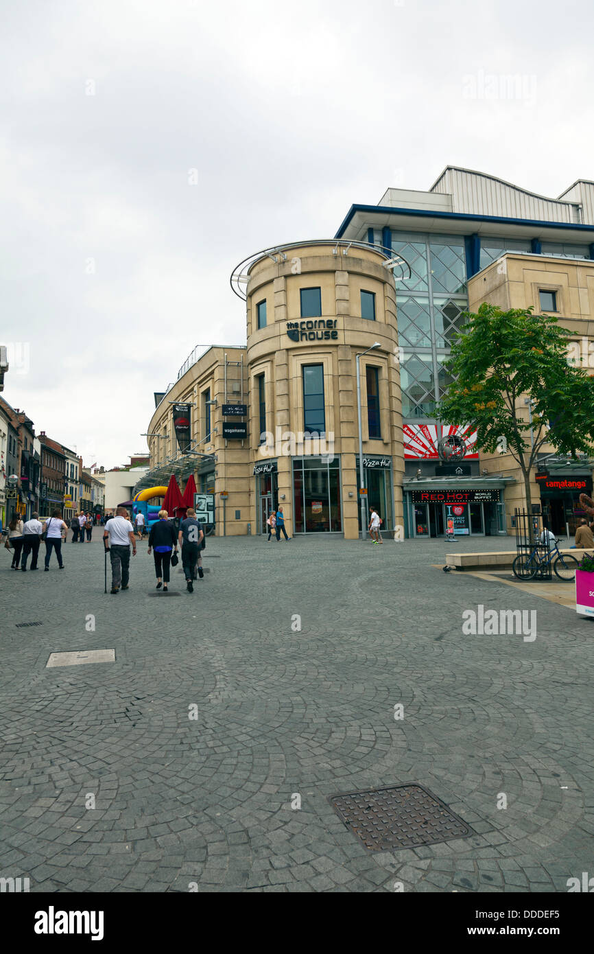 Kings walk dining area the corner house Nottingham City Centre