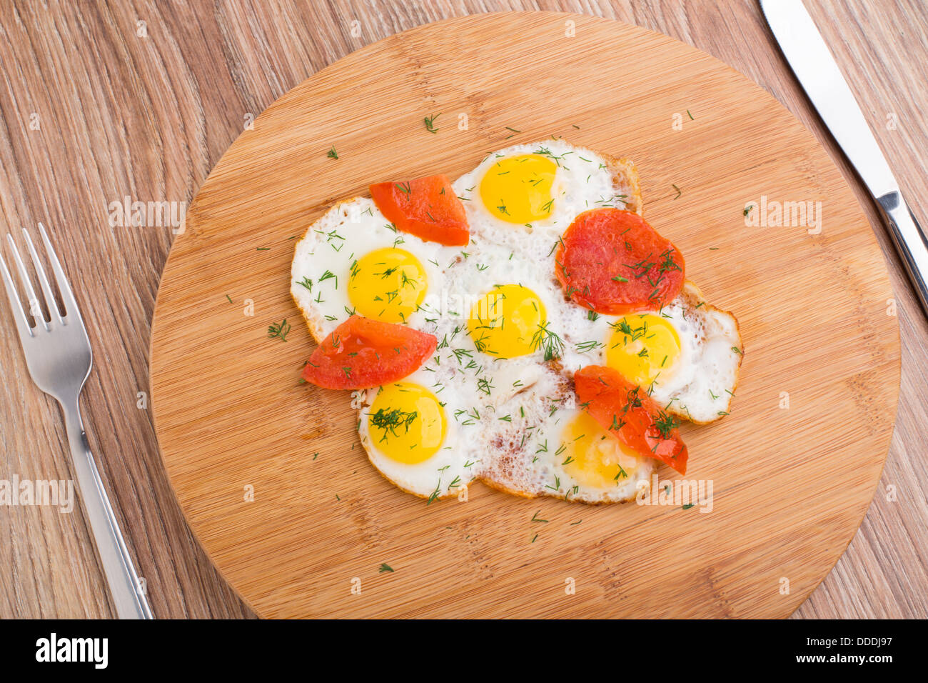 Fried quail eggs Stock Photo Alamy