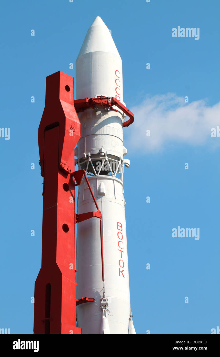 Space rocket Vostok Stock Photo