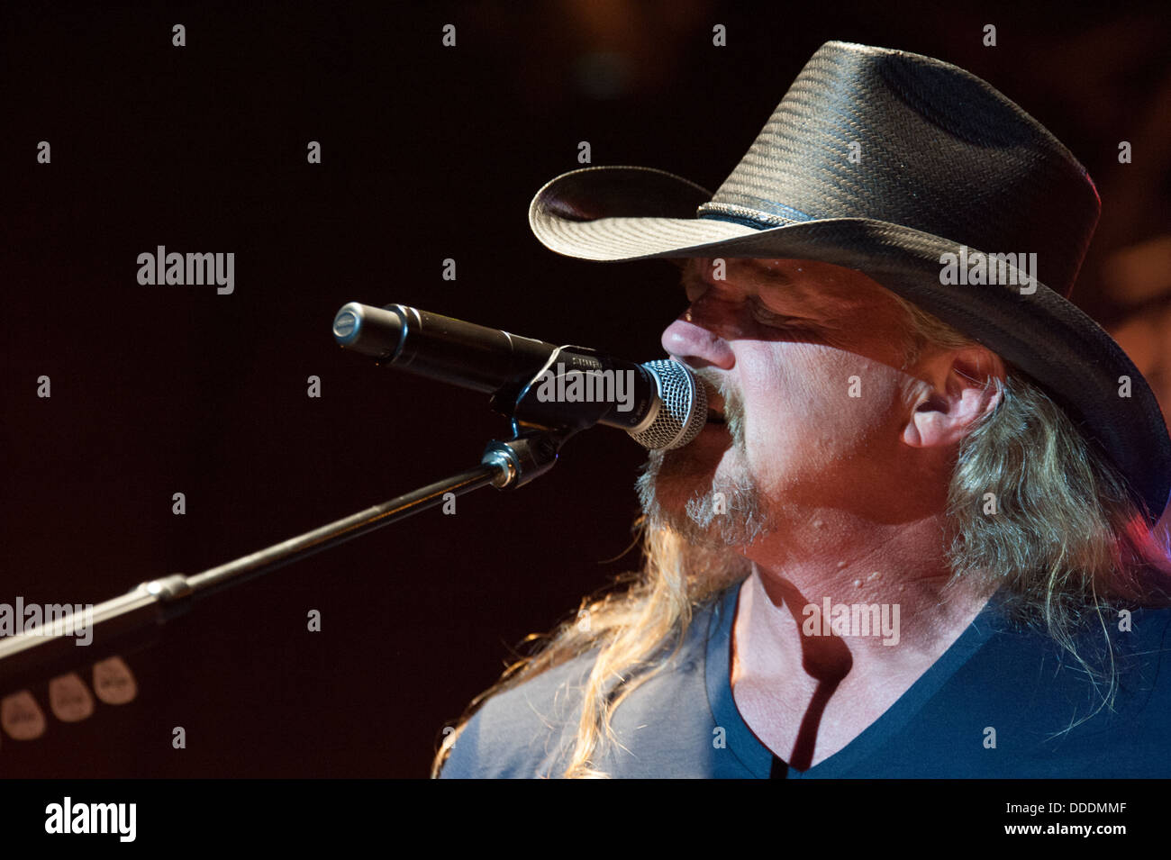 CITRUS HEIGHTS, CA - August 29: Trace Adkins performs at the Sunrise at Night Concert Series at Sunrise Marketplace Stock Photo
