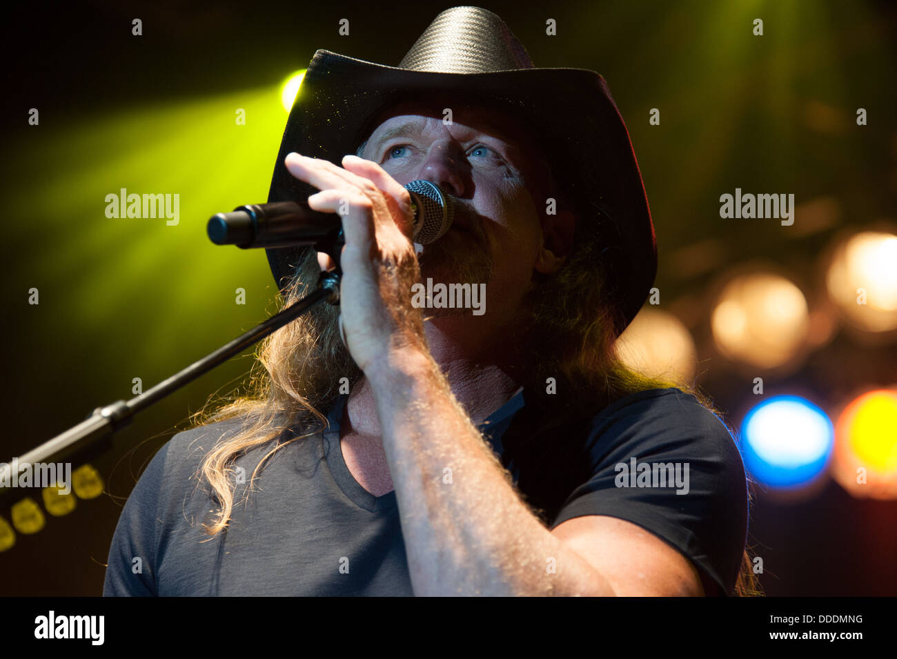 CITRUS HEIGHTS, CA - August 29: Trace Adkins performs at the Sunrise at Night Concert Series at Sunrise Marketplace Stock Photo