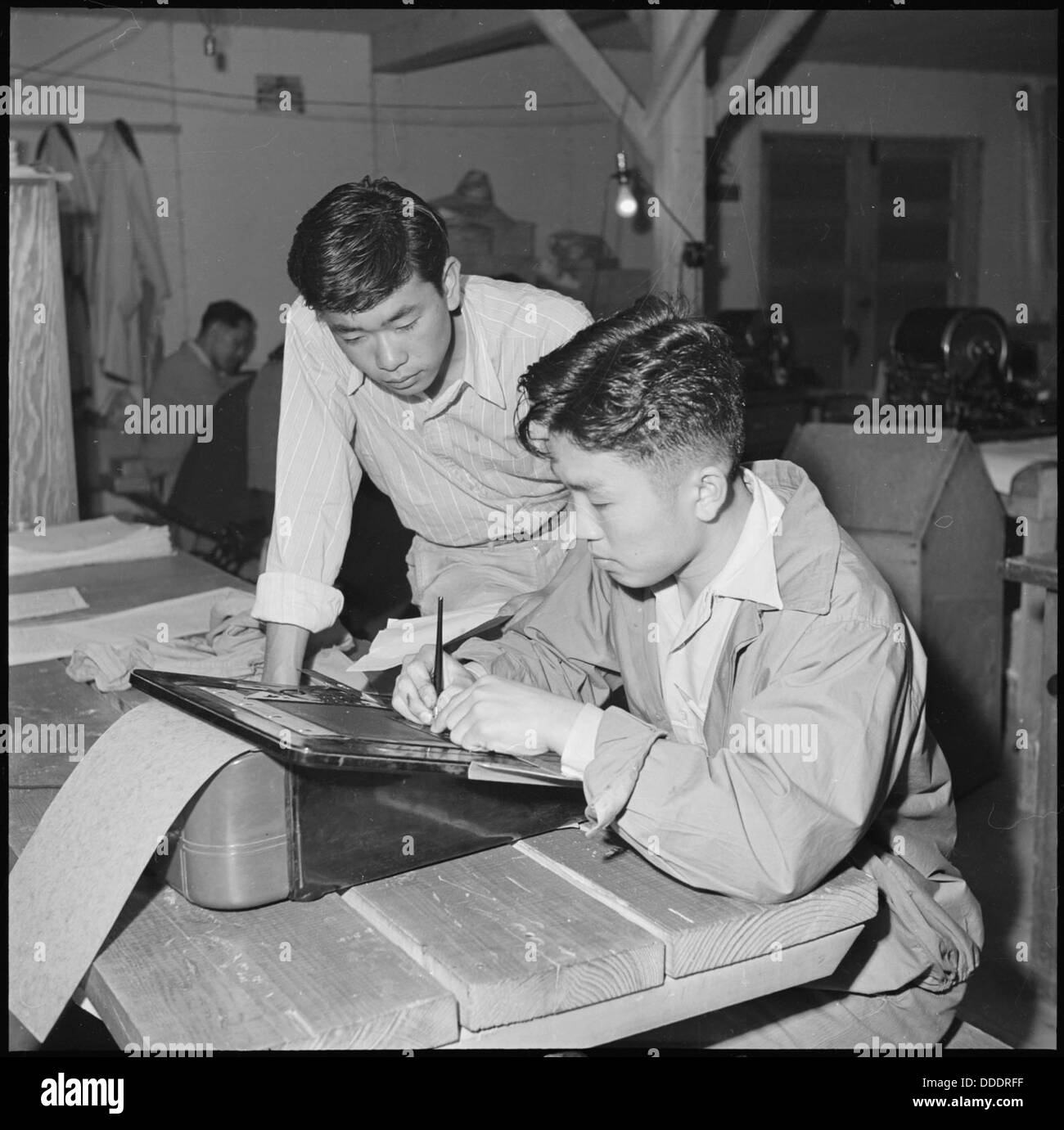 Heart Mountain Relocation Center, Heart Mountain, Wyoming. Albet Saijo
