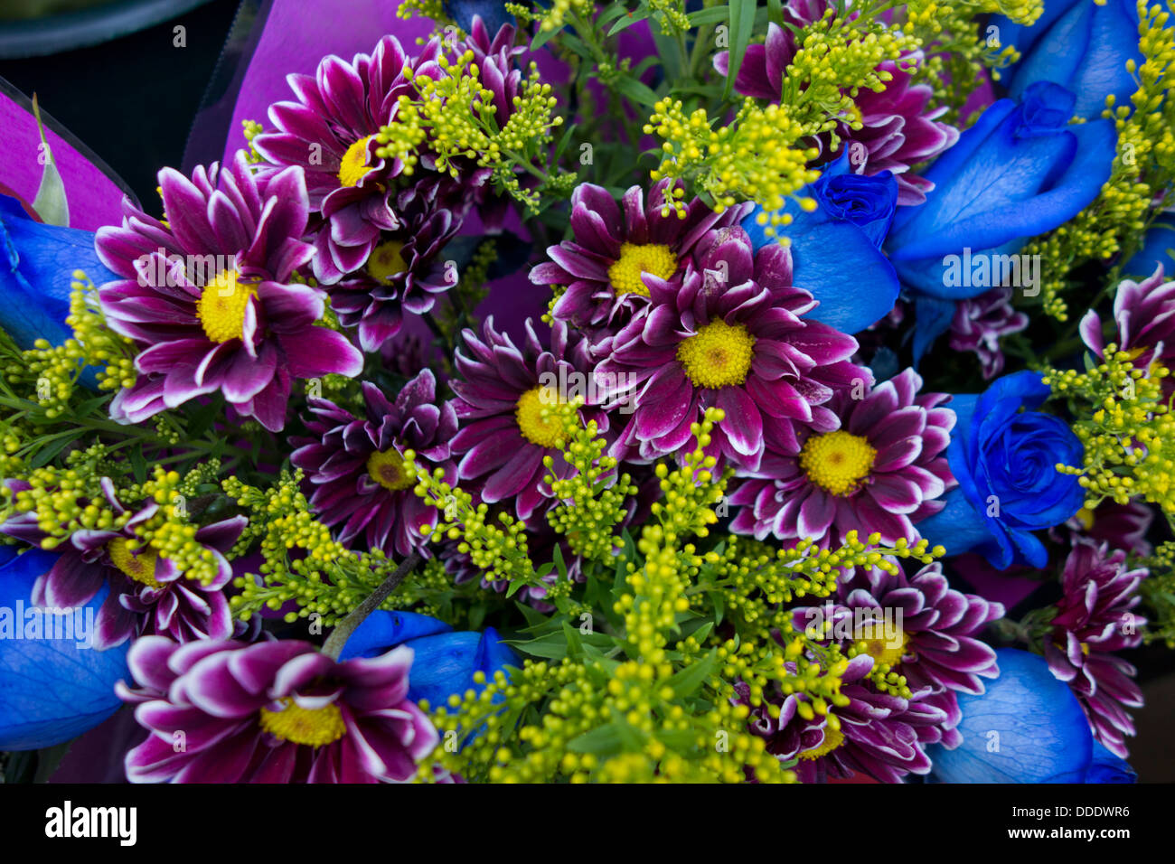 mixed bouquet of flowers Stock Photo Alamy