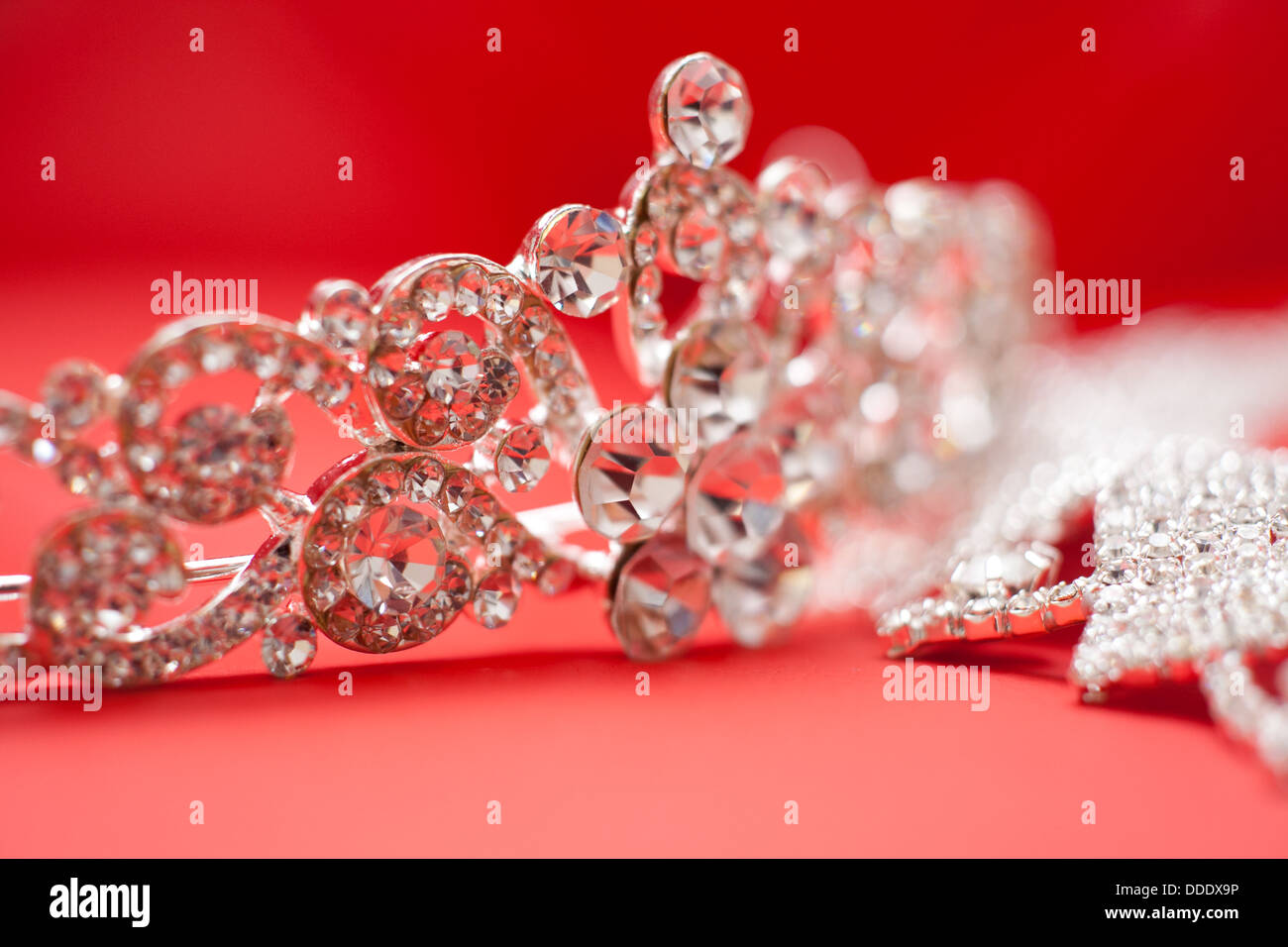 A diamond crown, wedding jewelry Stock Photo Alamy