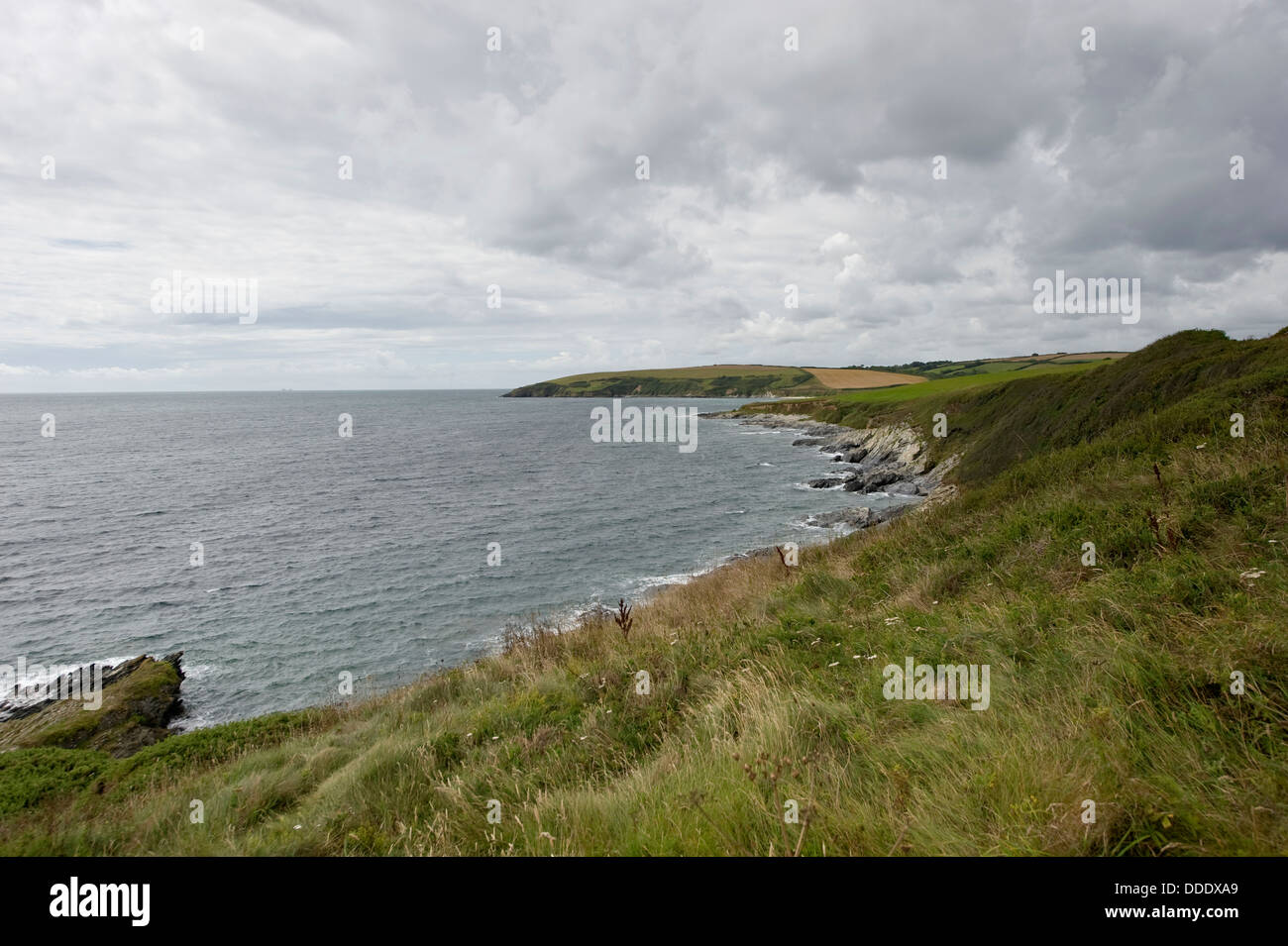 A wild coastal area in the vicinity of Cornwall, South-West England Stock Photo