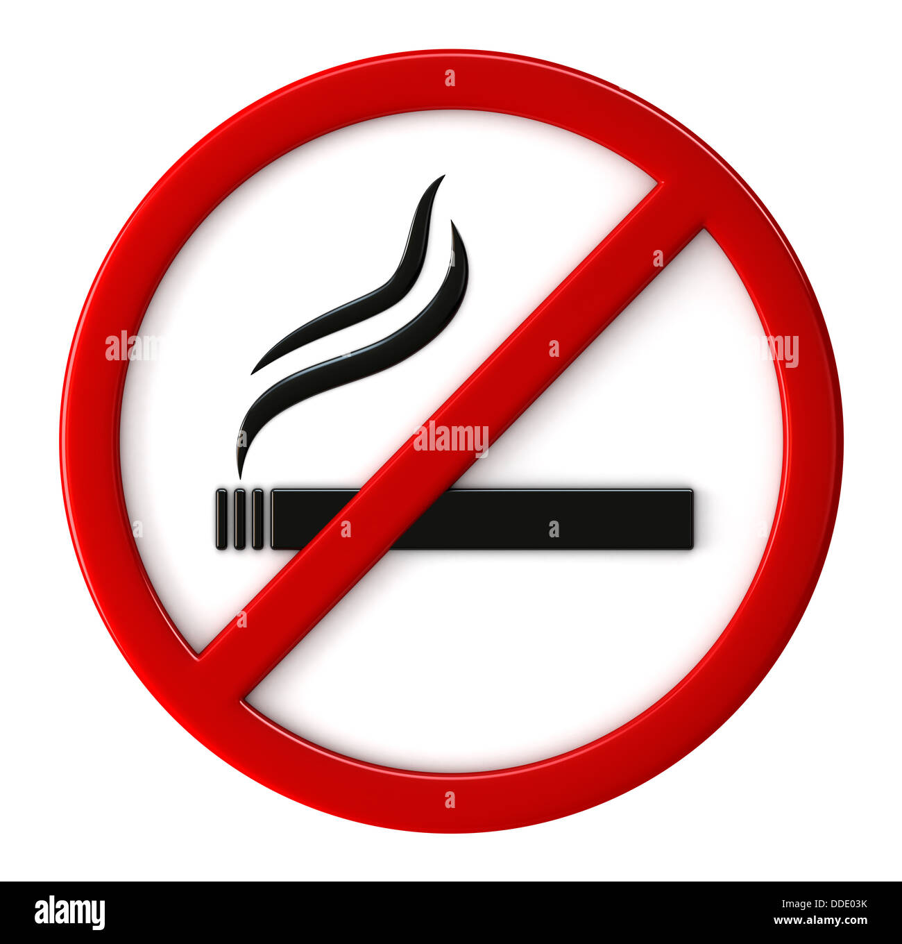 Smoking not allowed sign Stock Photo Alamy