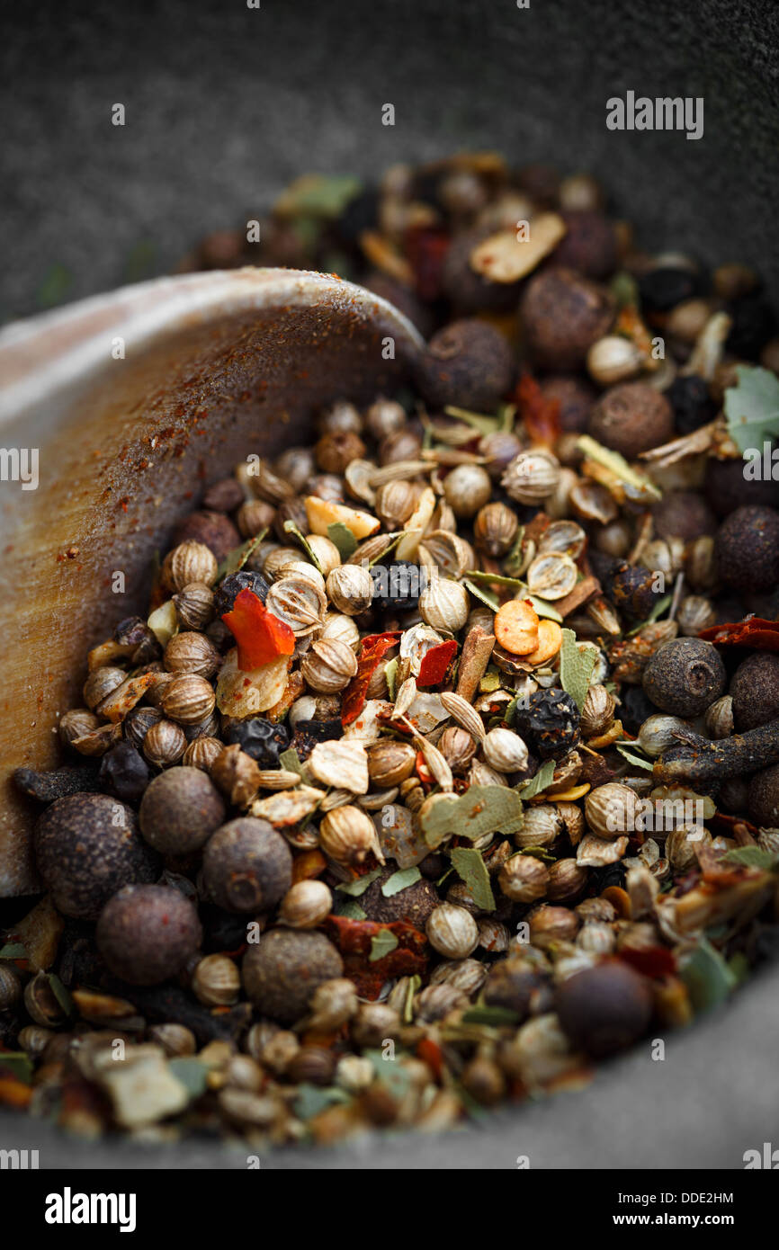 Garam masala in a bowl Stock Photo