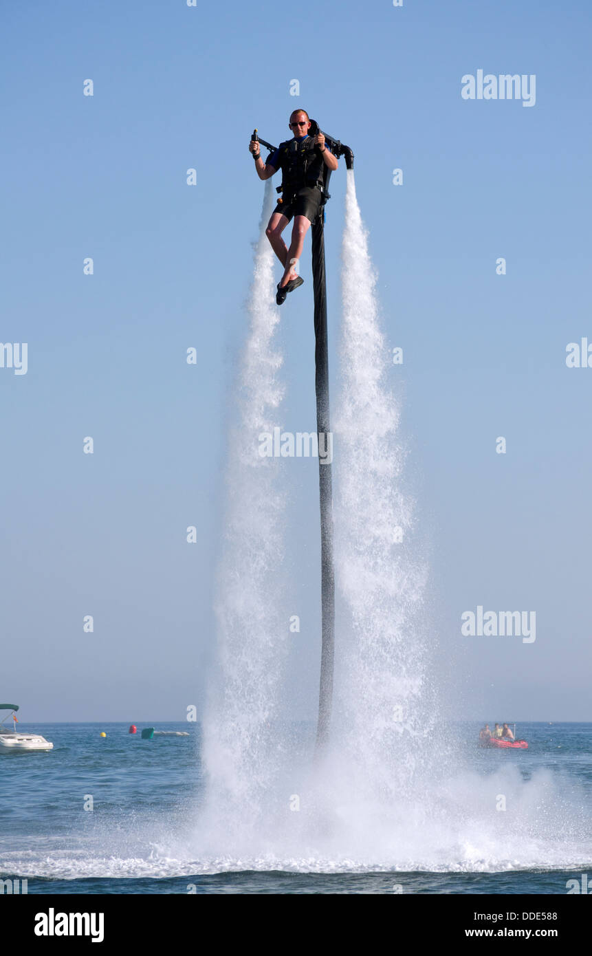 Flying With A Water-Powered Jet Pack 