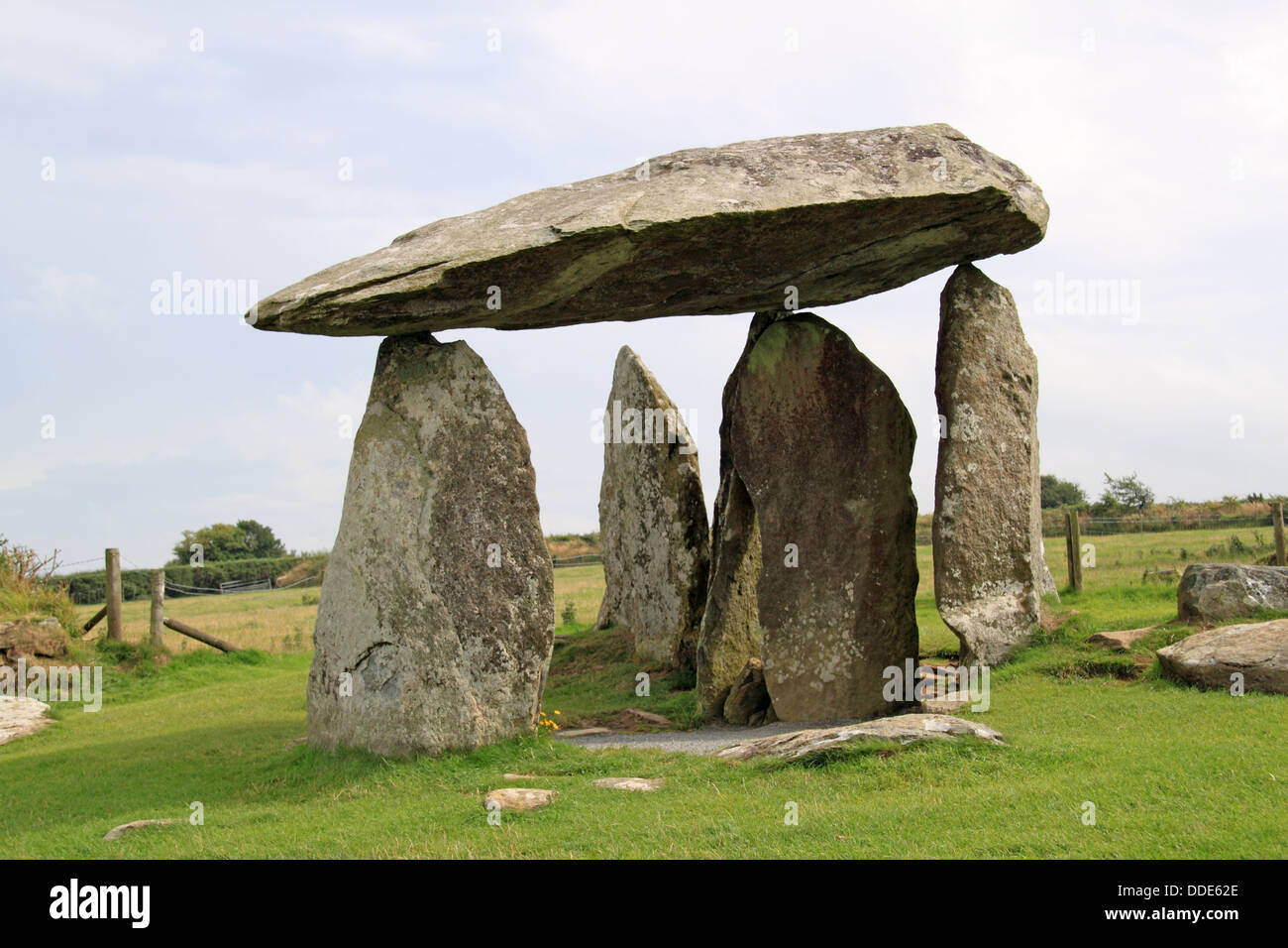 Pentre Ifan neolithic burial chamber, Nevern, Pembrokeshire, Wales, Great Britain, United Kingdom, UK, Europe Stock Photo