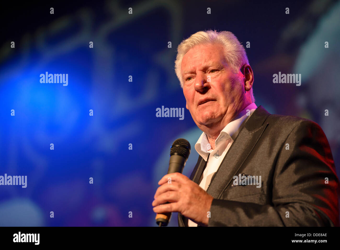 roy walker stand up comedian comedy act catch phrase Stock Photo