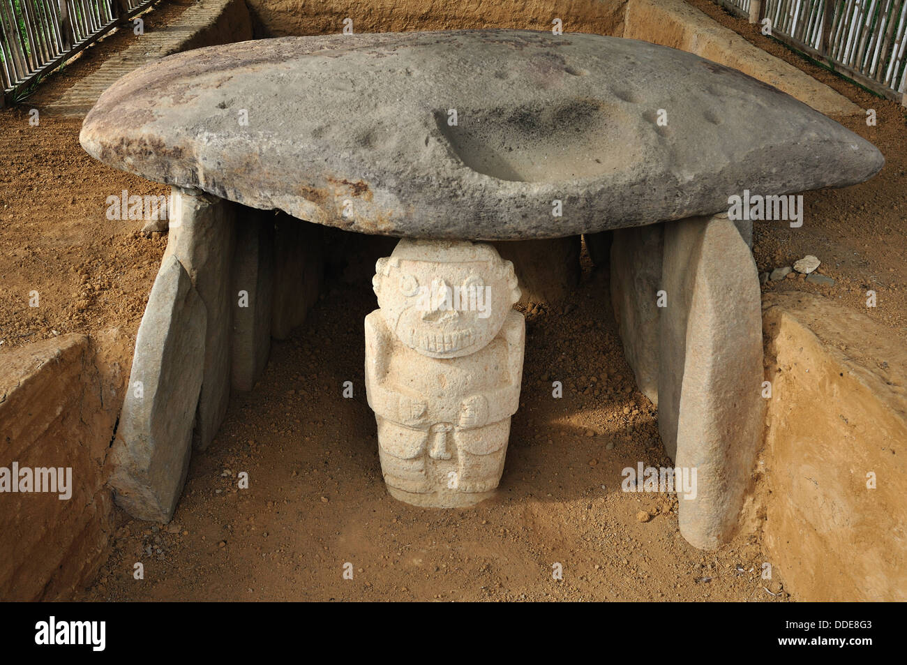 Alto de las Piedras in ISNOS - Archaeological Park of SAN AGUSTIN . Department of Huila.COLOMBIA Stock Photo