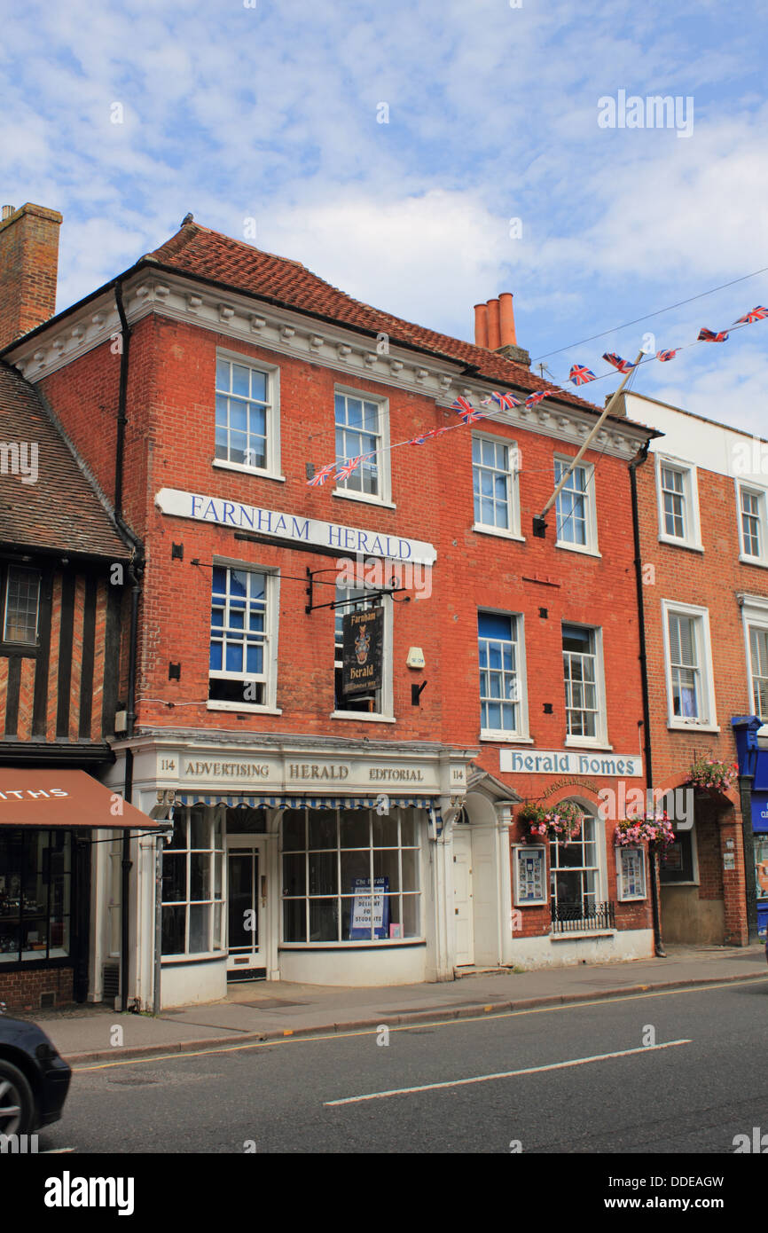 West street, Farnham, Surrey, England, UK Stock Photo Alamy