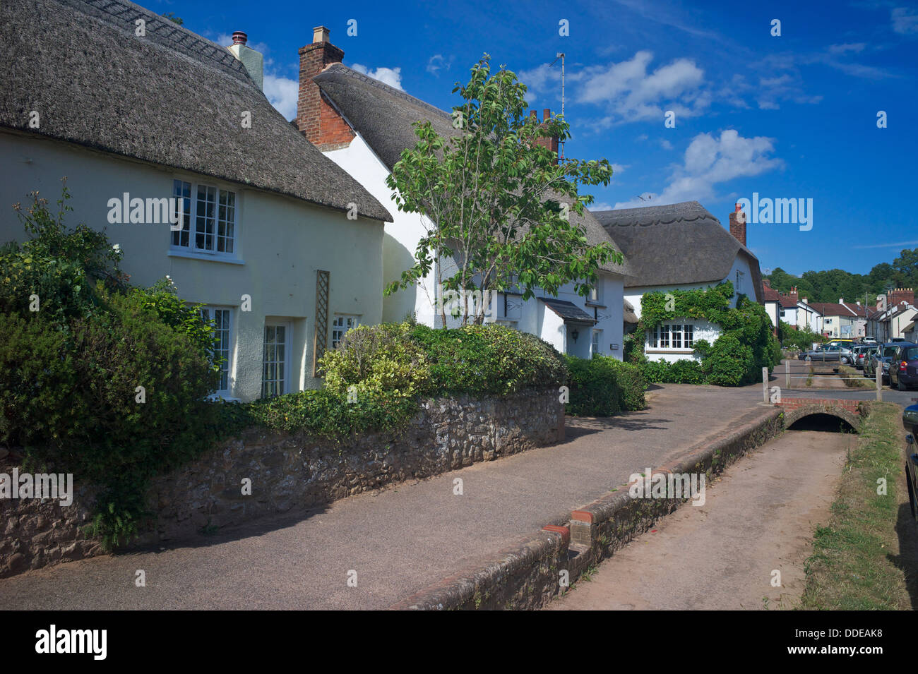 Otterton village, Devon UK Stock Photo Alamy