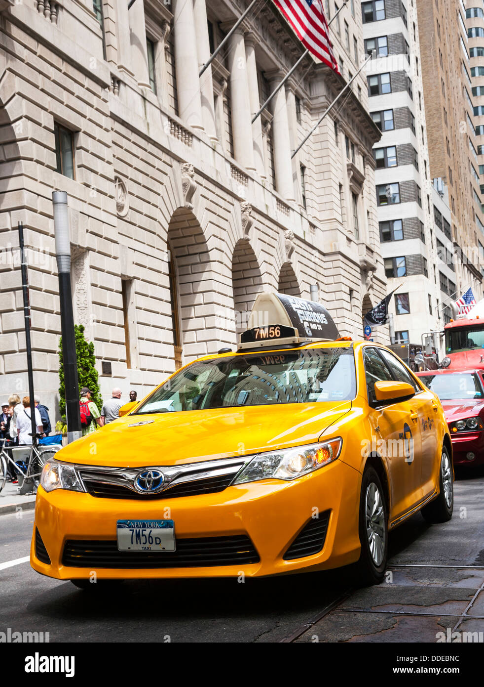 New York Yellow taxi cab, Manhattan, New York City, USA Stock Photo Alamy