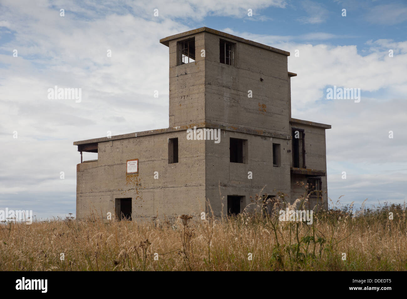 Ness battery - wwii defence battery in Scapa Flow, Orkney UK Stock Photo