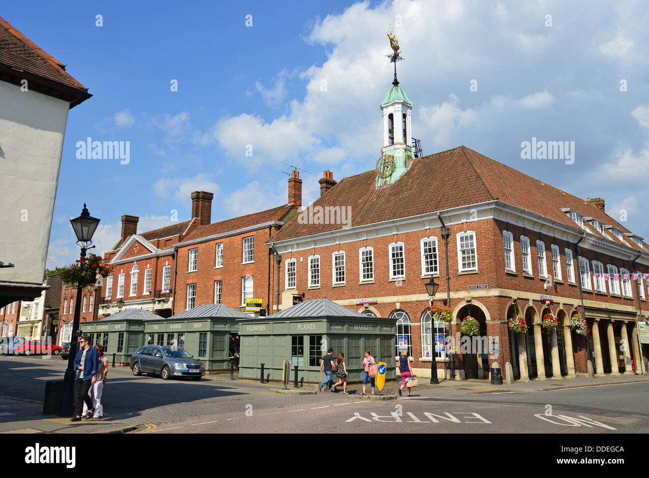Clock Tower, Town Hall Exchange, West Street, Farnham, Surrey, England ...