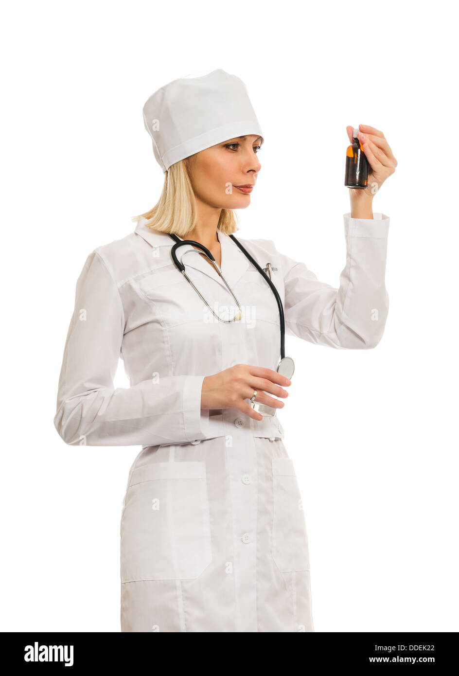 Gown white background hi-res stock photography and images - Alamy
