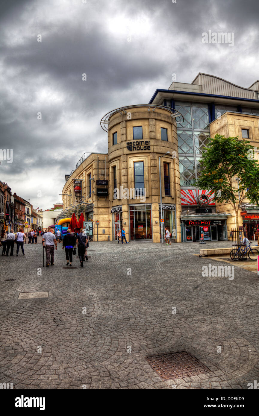 Kings walk dining area the corner house Nottingham City Centre