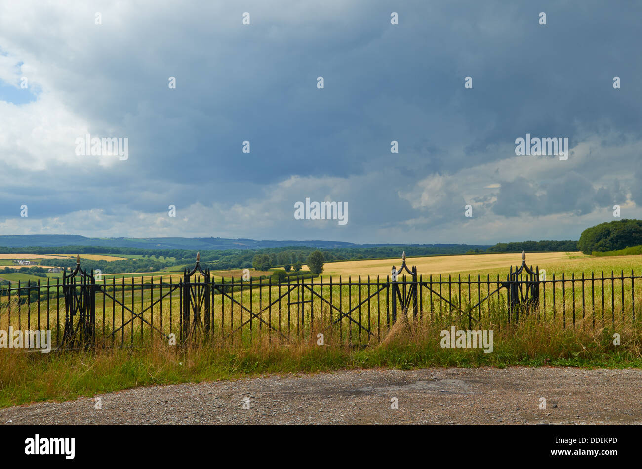 Countryside and Views around the village of Wentworth near to Barnsley