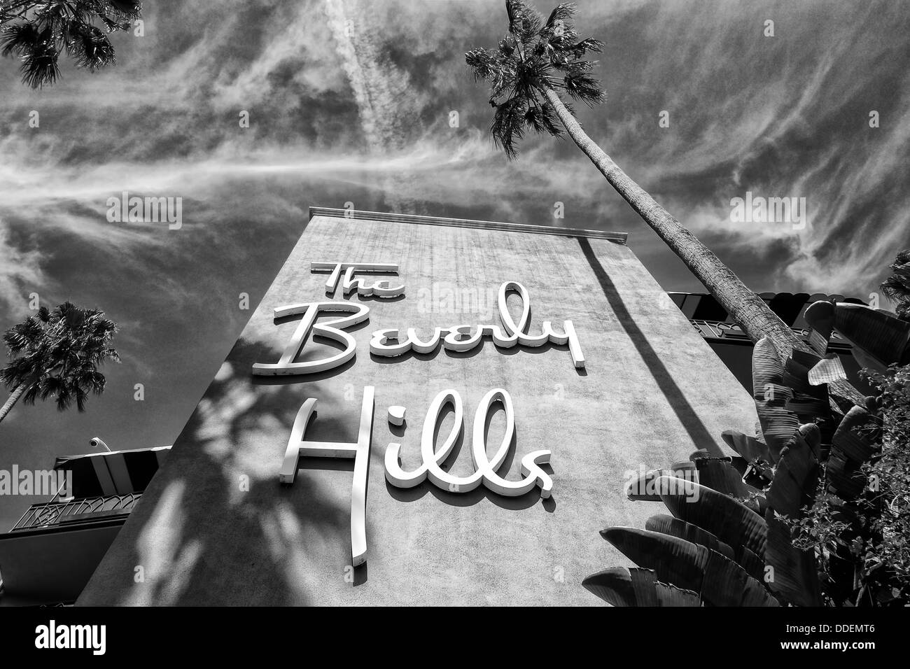 The Beverly Hills Hotel Stock Photo