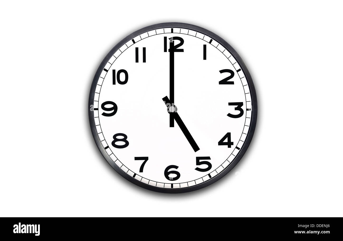 Timer clock with 5 Cut Out Stock Images & Pictures Alamy