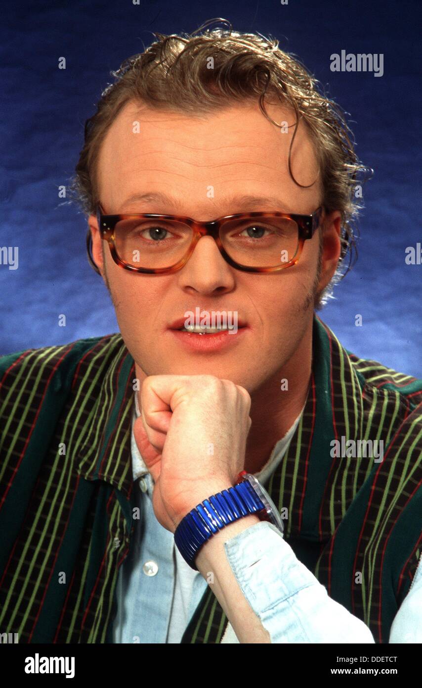 Presenter Stefan Raab, photographed in Cologne in January 1996 Stock
