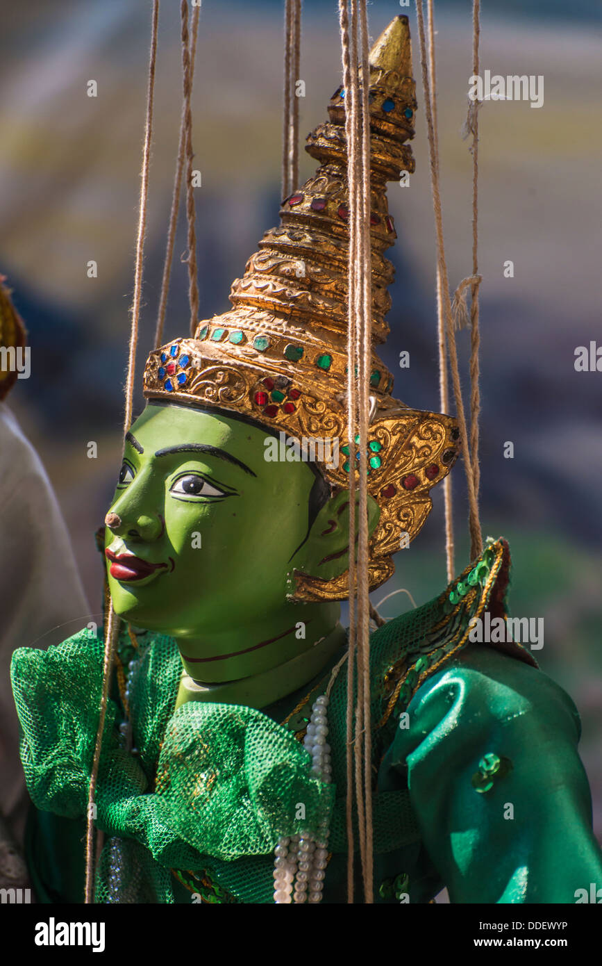 Puppet show Mandalay Myanmar Stock Photo Alamy