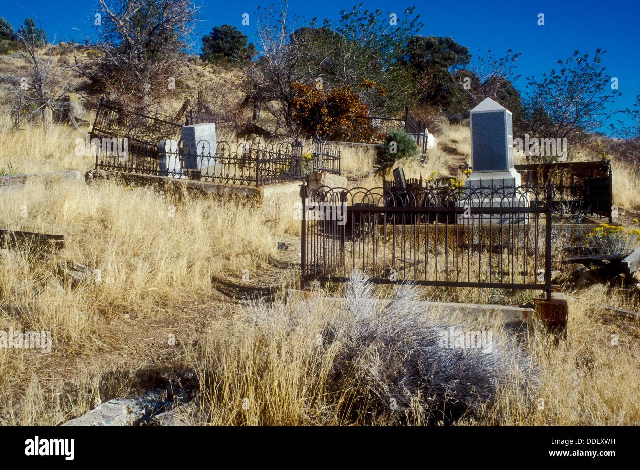 Cemetery, Virginia City, Nevada, USA Stock Photo Alamy