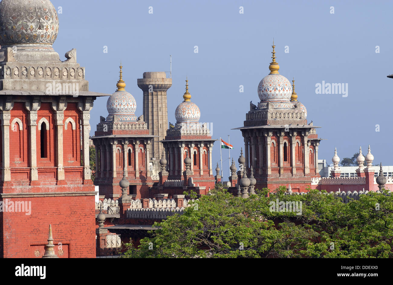The Madras High Court, one of the landmarks of the metropolis of Stock Photo 59950072 Alamy