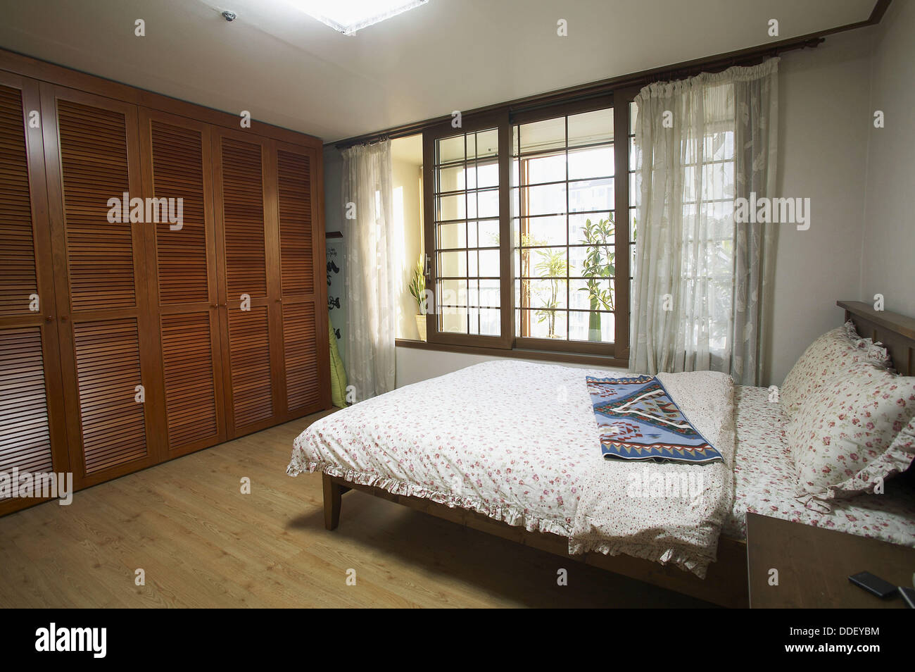 Bedroom in house, Seoul, South Korea Stock Photo Alamy