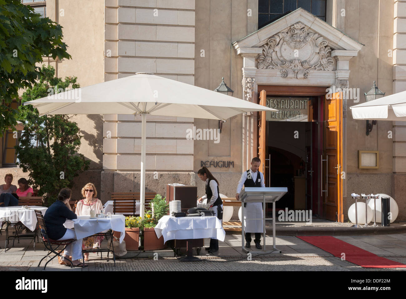 Refugium Restaurant Cafe and Bar, Berlin, Germany Stock Photo